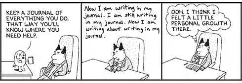 Dilbert on diaries (and blogs) Dilbert on diaries (and blogs)